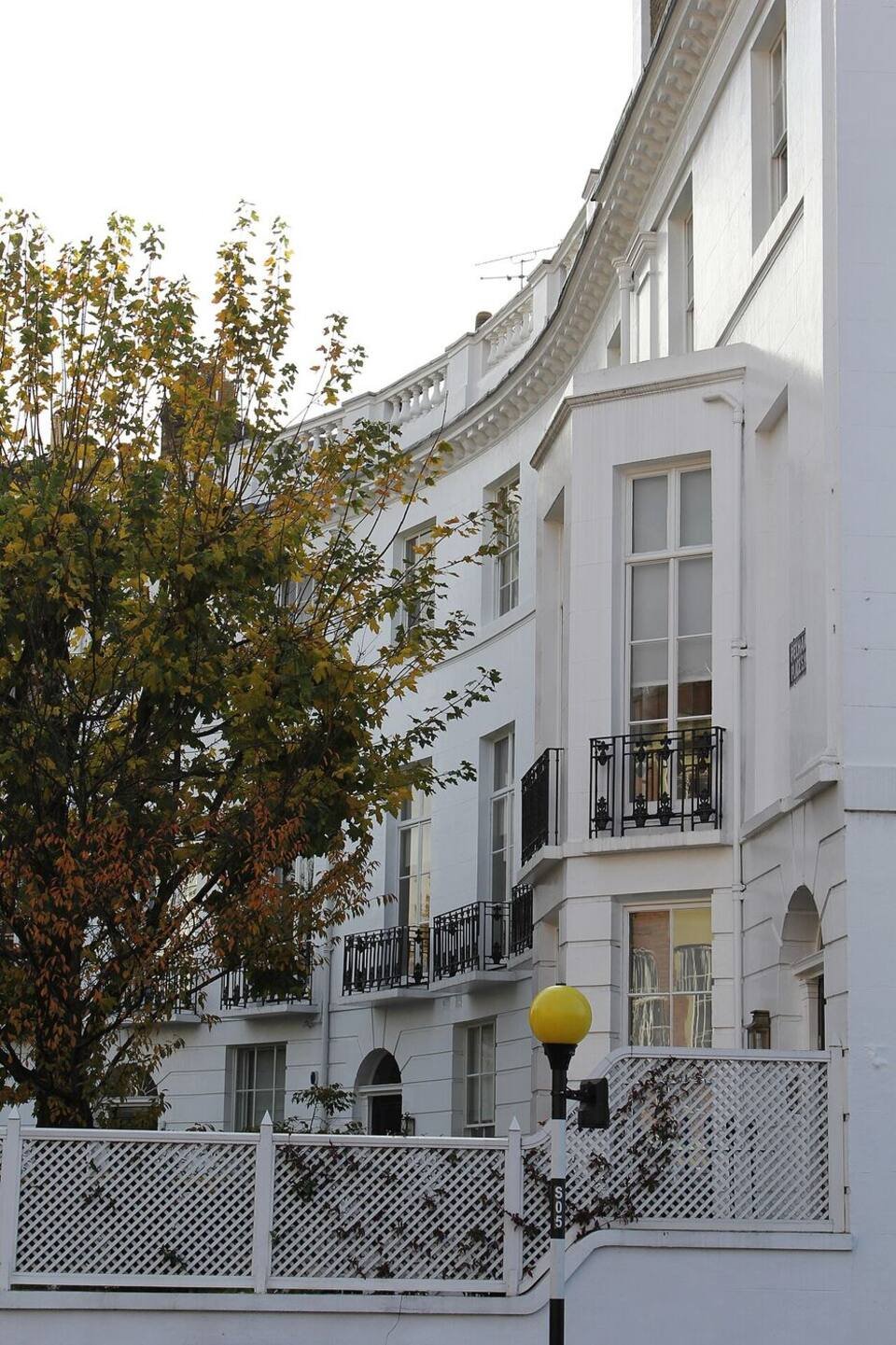 Elegant terrace faade for sale section